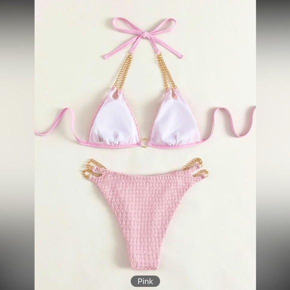 NWOT SHEIN Textured Bikini Set Small - Picture 2 of 3